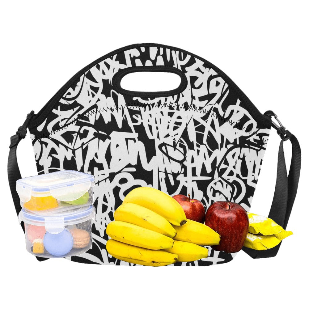 Graffiti - Neoprene Lunch Bag Neoprene Lunch Bag Printed Offshore