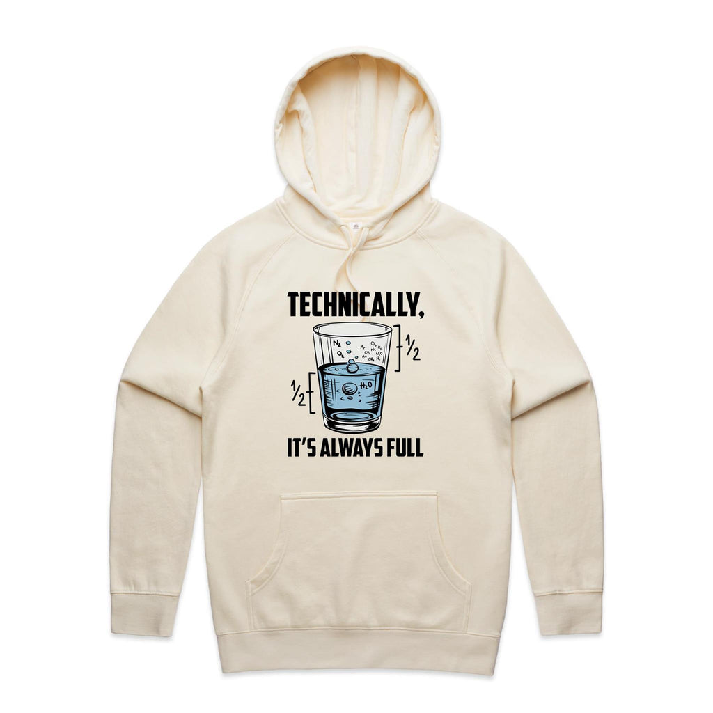 Glass Half Full Men's AS Colour Hoodie