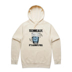 Glass Half Full Men's AS Colour Hoodie