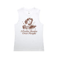 I Prefer Books Over People - AS Colour Women's Maple Tank