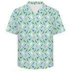 Australian Birds Men's Crinkle Hawaiian Shirt