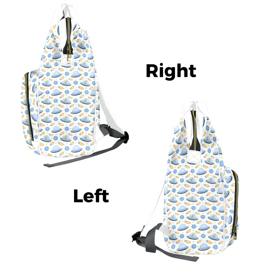 UFO's Multi-Function Backpack, Nappy / Diaper Bag Multi-function Backpack, Nappy / Diaper Bag Printed Offshore Sci Fi
