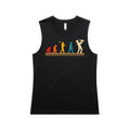 Evolution Of A Saxophone Player - AS Colour Women's Maple Tank