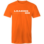 Loading - Mens T-Shirt Orange Mens T-shirt Printed In Australia
