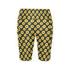 Painted Sunflower Women's Bike Shorts With Side Pockets