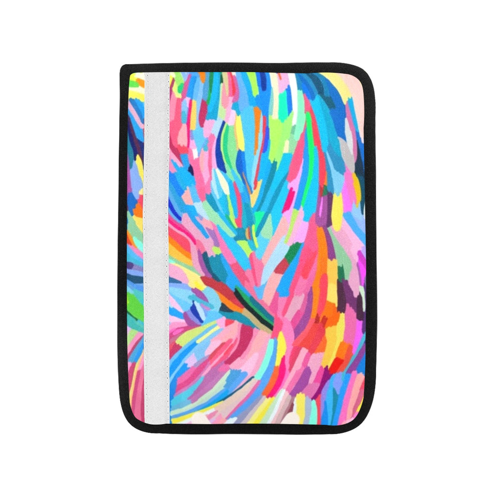 Brushstrokes Car Seat Belt Cover 7''x10'' (Pack of 2) Car Seat Belt Cover 7x10 (Pack of 2) Printed Offshore