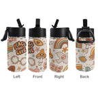 Peace And Love - 12oz Kids Water Bottle with Straw Lid