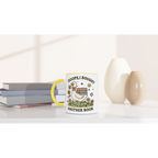 Oops, I Bought Another Book - White 11oz Ceramic Mug with Colour Inside Colour 11oz Mug animal Globally Fulfilled Reading