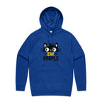 Ew People, Cat - Mens Hoodie Bright Royal Mens Hoodie animal Printed In Australia