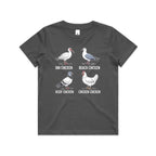 Bin Chicken Kid's AS Colour T-shirts