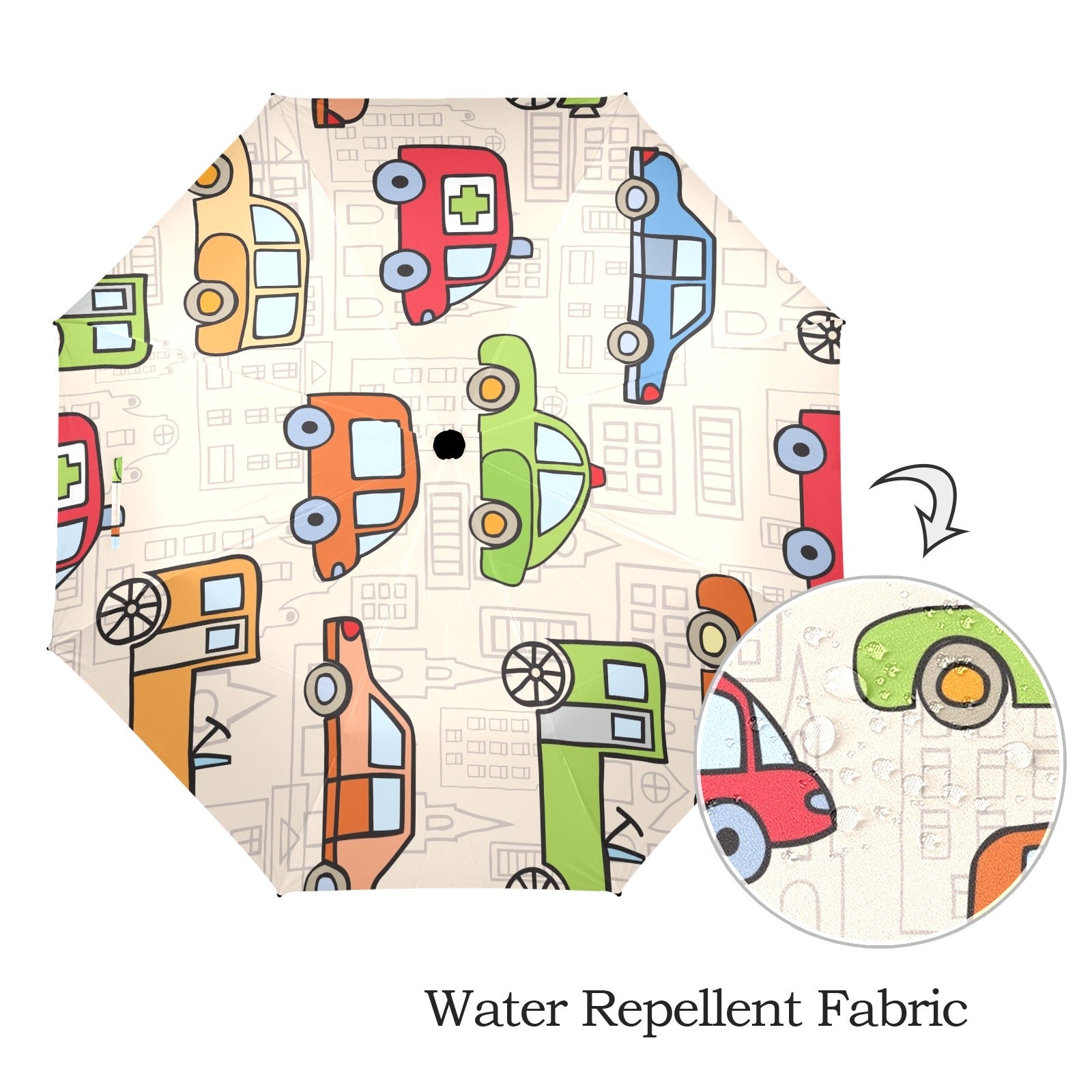 Kids Cars - Semi-Automatic Foldable Umbrella (Model U12) Semi-Automatic Foldable Umbrella (U12)