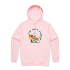 Hotdog, I'm On A Roll - Mens Hoodie Pink Mens Hoodie Food Printed In Australia