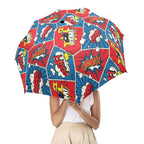 Comic Book Pop - Semi-Automatic Foldable Umbrella (Model U12) Semi-Automatic Foldable Umbrella (U12)