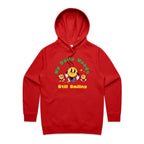 My Daily Moods - Womens Hoodie Red Womens 2XL Womens Hoodie Printed In Australia