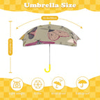 Pretty Moths Kids Safe Round Corner Umbrella
