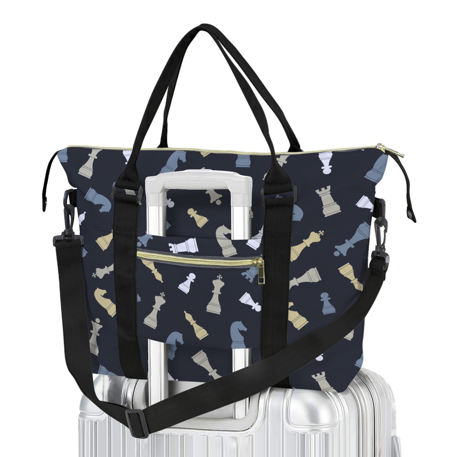 Chess Pattern Duffle Bag-Simple (Model 1715) One Size Duffle Bag-Simple (1715)