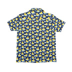 Rubber Ducks On Dark Senior Kid's Hawaiian Shirt Senior Kids Hawaiian Shirt 8-15 animal Printed Offshore