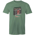 Classic Rock, Cassette Player - Mens T-Shirt Sage Mens T-shirt Music Printed In Australia Retro