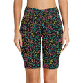 Squiggle Time Women's Bike Shorts With Side Pockets Women's Bike Shorts Printed Offshore