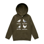 Bin Chicken Kid's AS Colour Hoodie