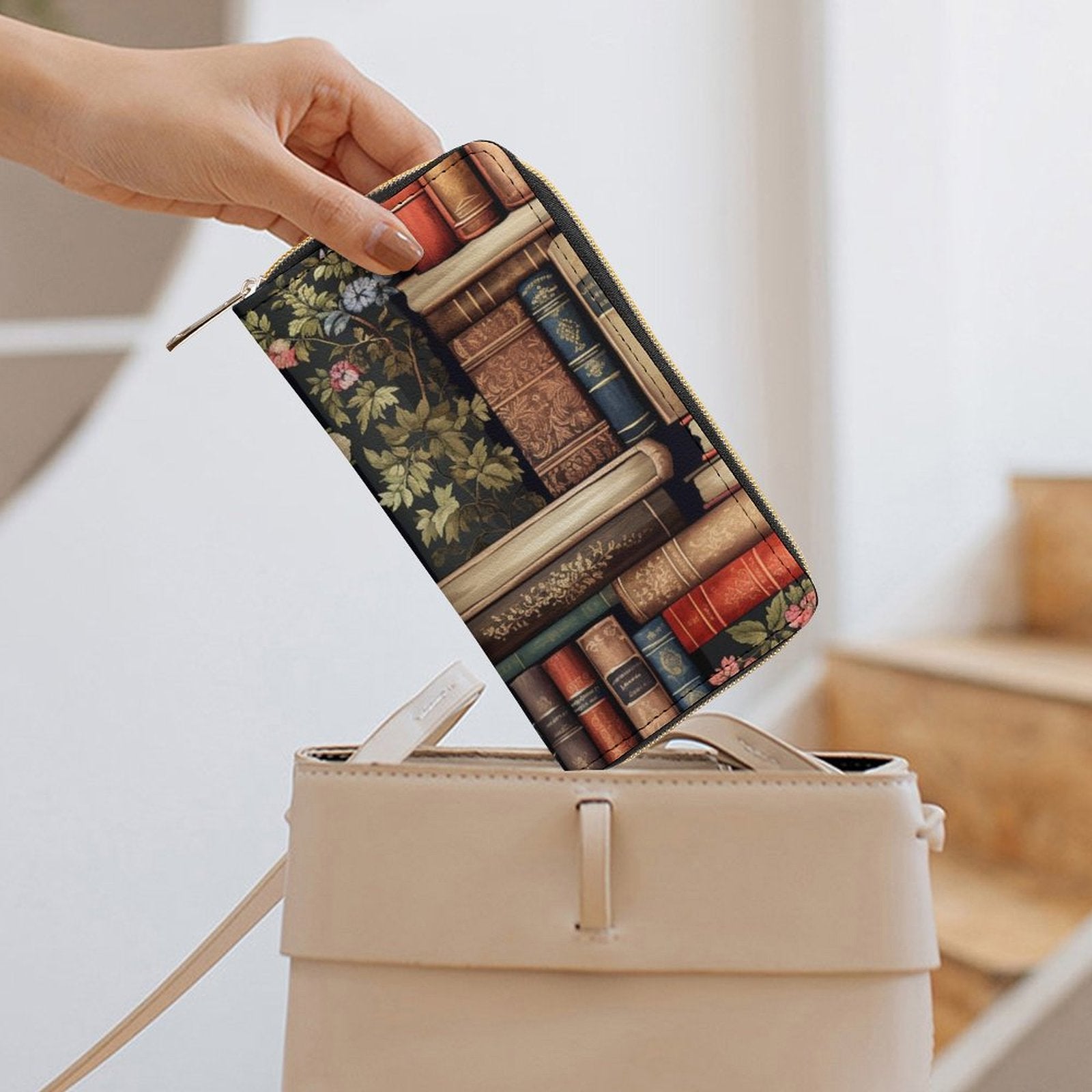 Vintage Books -  PU Leather Wallet