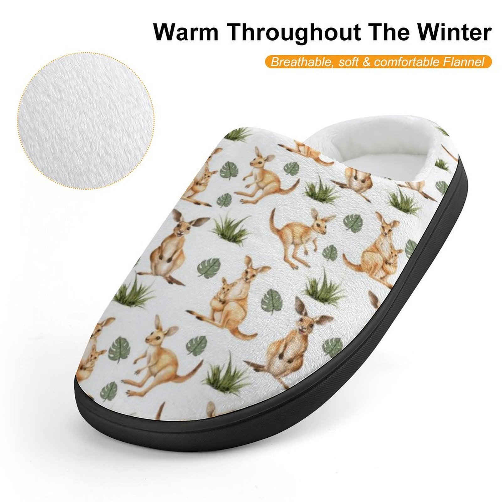 Kangaroos Kids Cotton Slippers