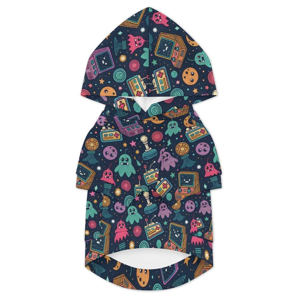 Space Arcade Pet Hoodie (Small Size)