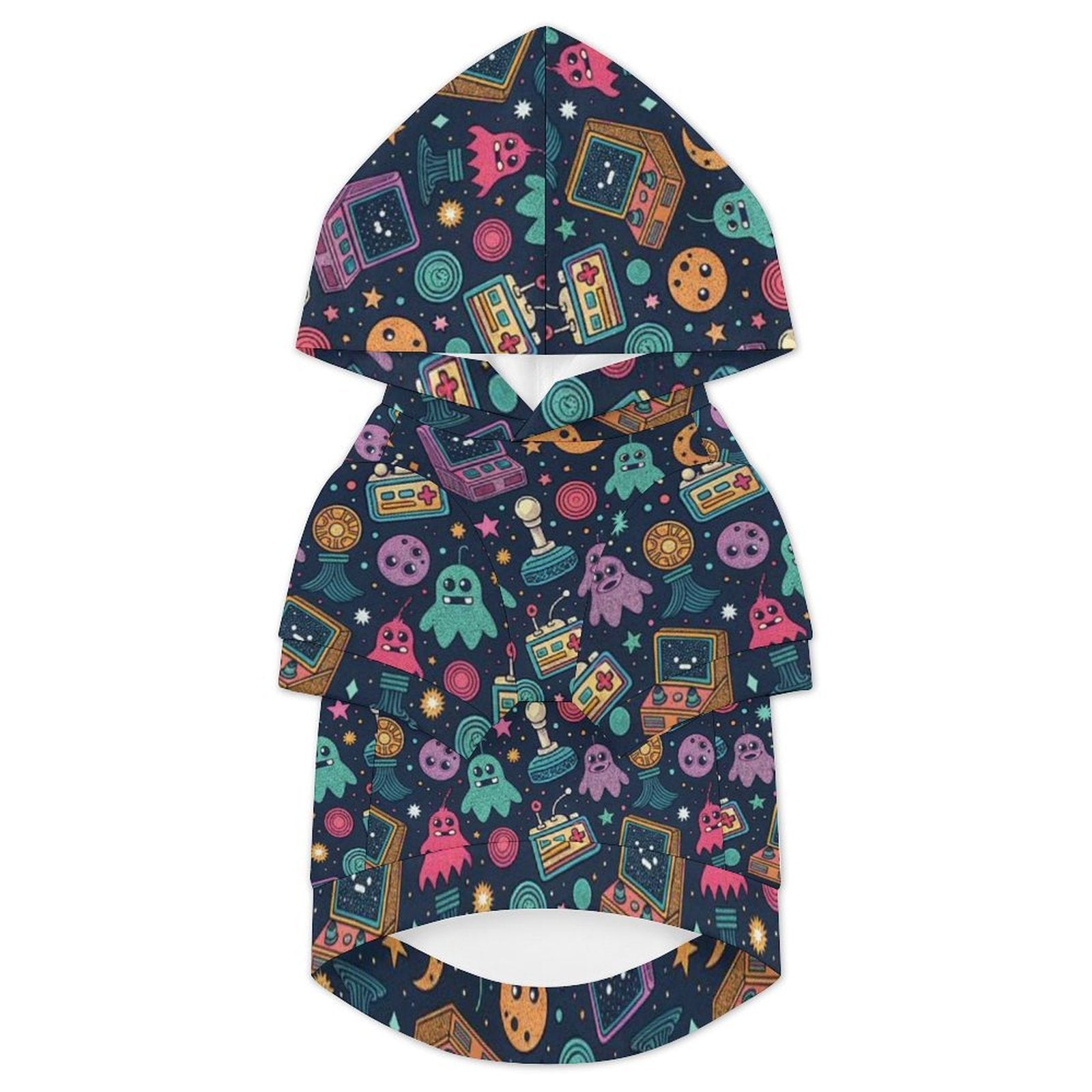 Space Arcade Pet Hoodie (Small Size)