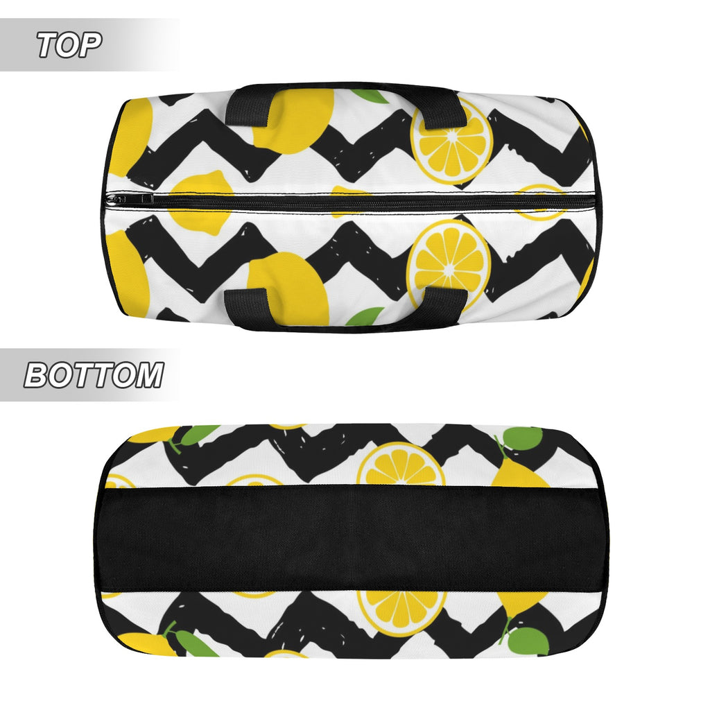 Zig Zag Lemons Duffle Bag Duffle Bag Printed Offshore