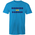 Rocking This DadBod - Mens T-Shirt Arctic Blue Mens T-shirt Dad Printed In Australia