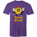 Stay Cool - Mens T-Shirt Purple Mens T-shirt Printed In Australia
