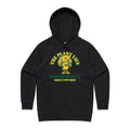 The Plant Life, Vegetarian Women's AS Colour Hoodie Black Womens Hoodie Food Printed In Australia