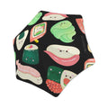 Happy Sushi Kids Safe Round Corner Umbrella One Size Kids Safe Round Corner Umbrella Food Printed Offshore