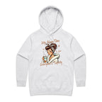 My Alone Time Is For Everyone's Safety Women's AS Colour Hoodie White Marle Womens Hoodie Printed In Australia