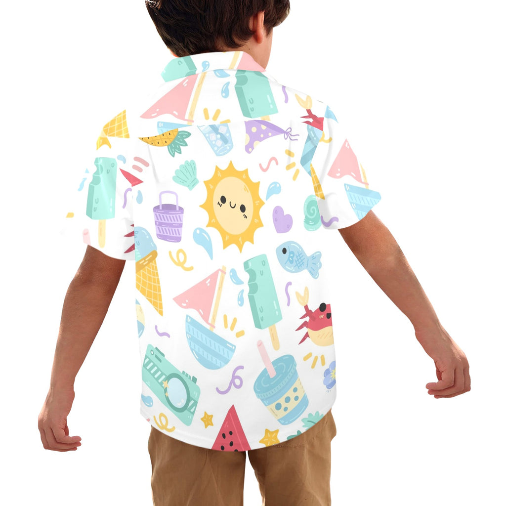 Summer Fun - Junior Kids Hawaiian Shirt