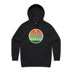 Better Days Ahead - Womens Hoodie Black Womens Hoodie Positivity Printed In Australia Summer