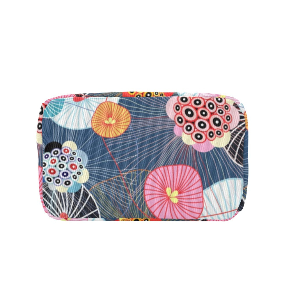 Abstract Floral - Zipper Lunch Bag Zipper Lunch Bag Printed Offshore