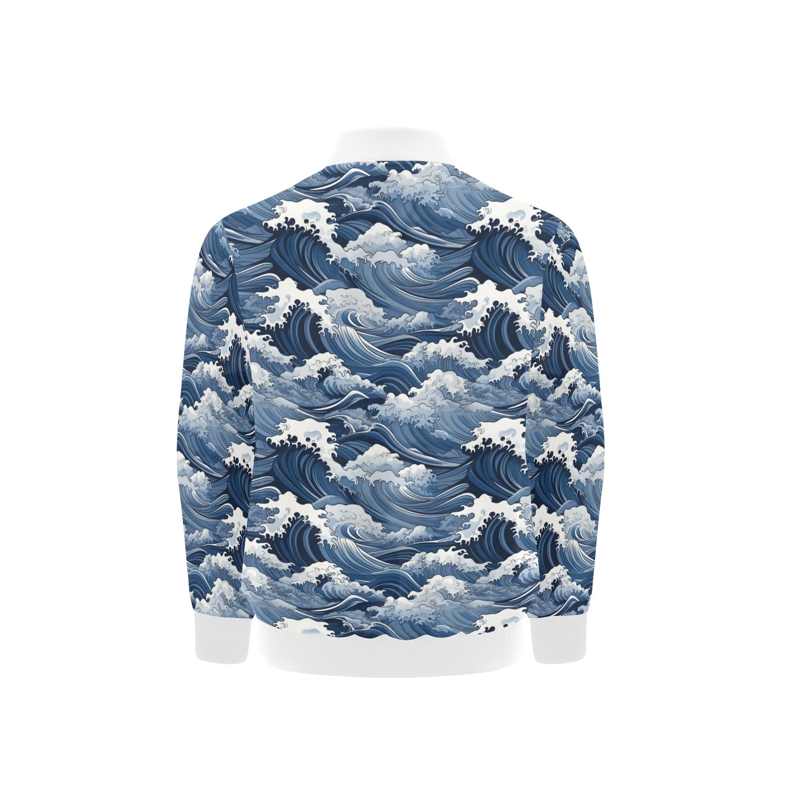 Japanese Waves Kids Bomber Jacket