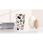 All The Coffee - White Latte 17oz Ceramic Mug Latte Mug Coffee Globally Fulfilled