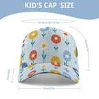 Abstract Cute Flowers Kids Baseball Cap