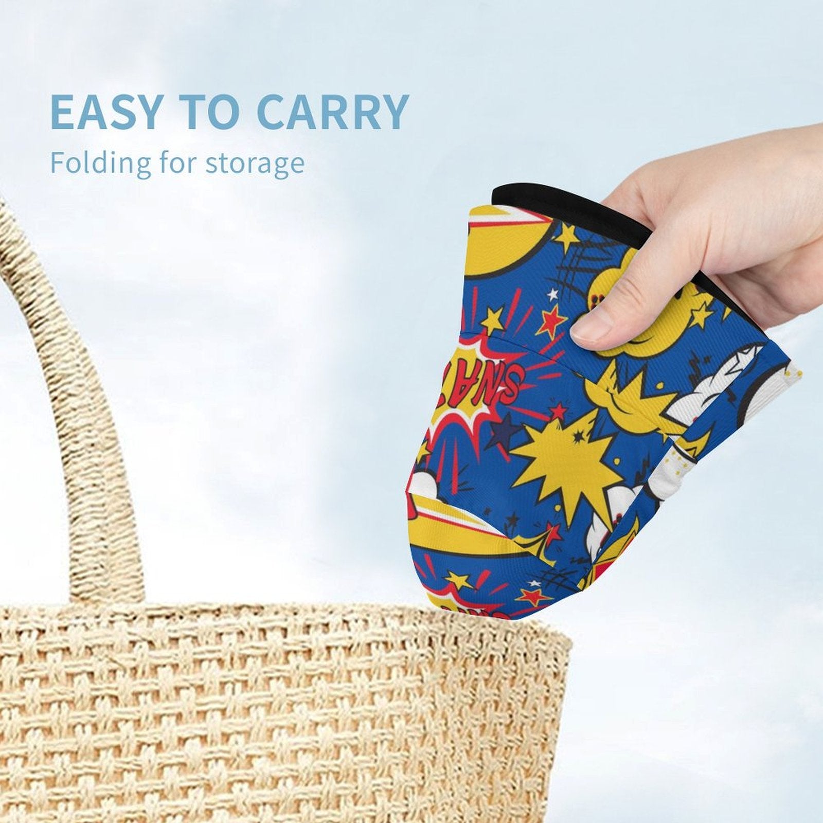 Blue Comic Book - Kids Bucket Hat