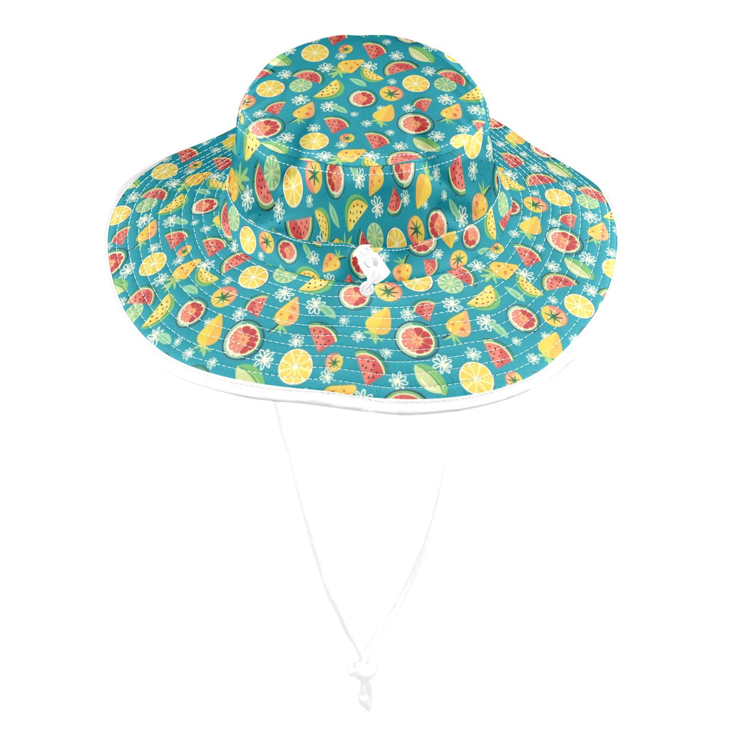 Summer Fruit Wide Brim Bucket Hat Wide Brim Bucket Hat Food Printed Offshore