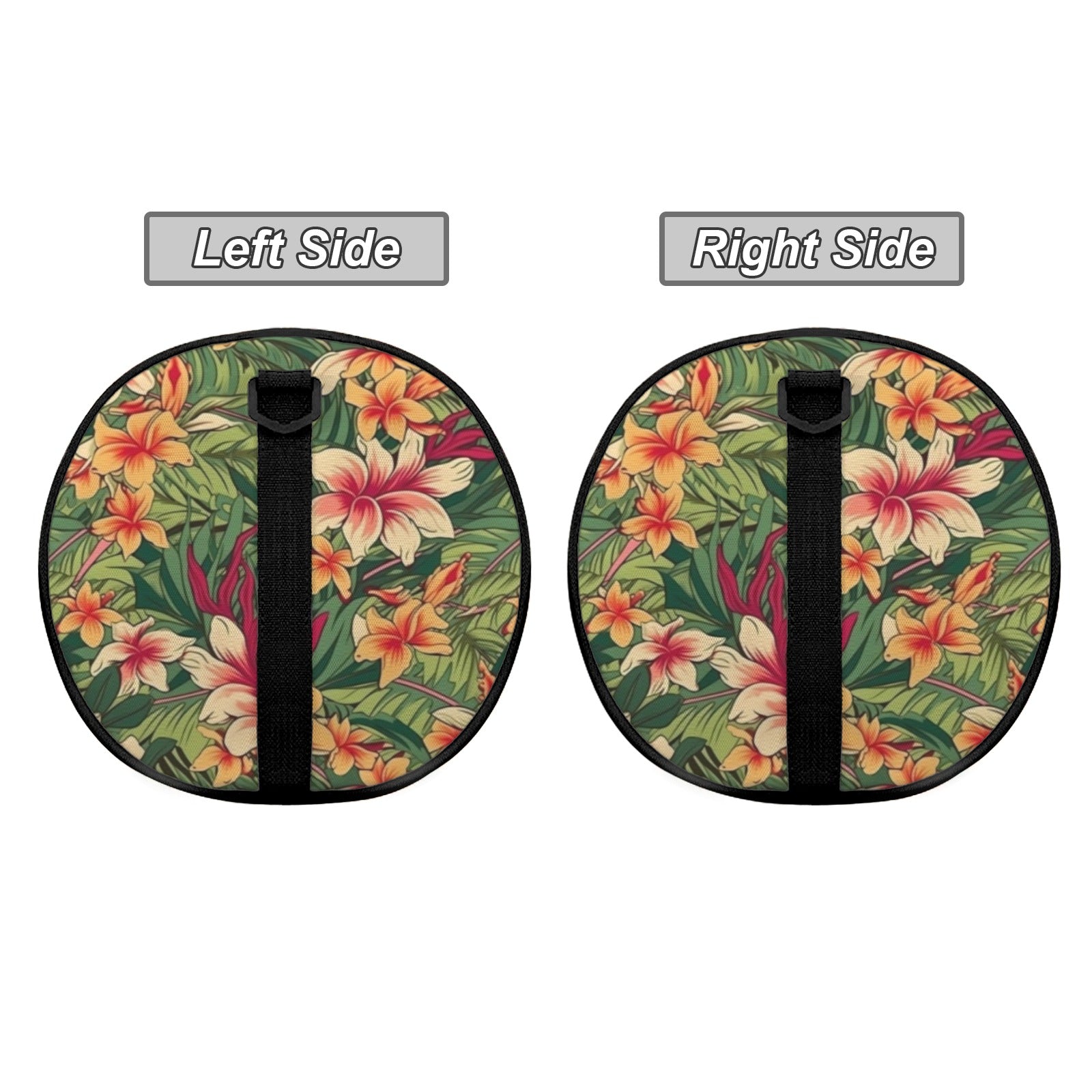 Vintage Hawaiian Floral Duffle Bag Duffle Bag Printed Offshore