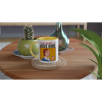 Personalised - Everything Is Just Fine - White 11oz Ceramic Mug with Colour Inside Personalised 11oz Mug comic customise Globally Fulfilled personalise Retro
