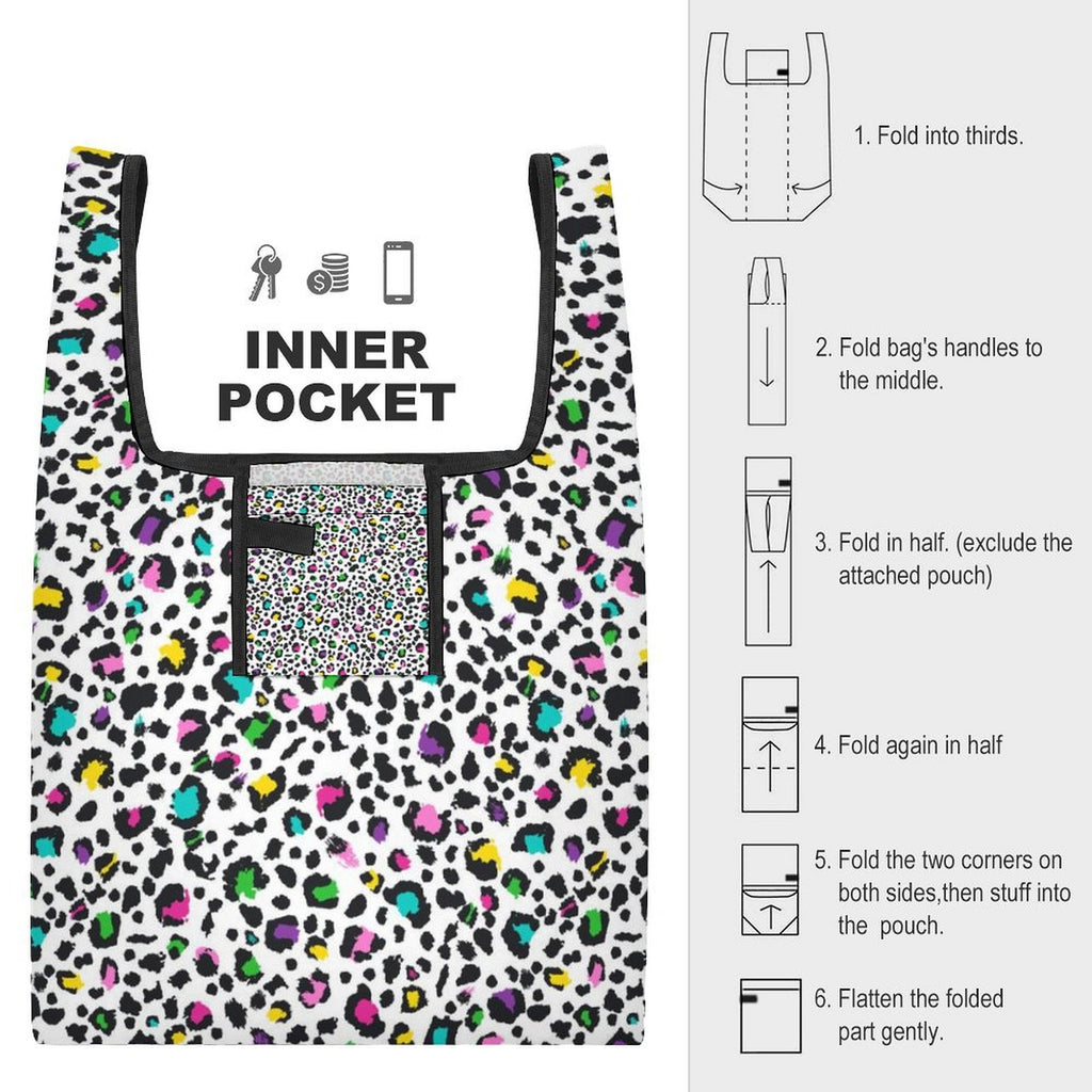 Animal Print In Colour - Collapsible Shopping Bag