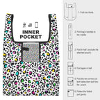 Animal Print In Colour - Collapsible Shopping Bag