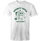 Specialty Coffee - Mens T-Shirt White Mens T-shirt Coffee Printed In Australia