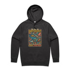 We Are All Different, But We All Swim Together Men's AS Colour Hoodie Coal Mens Hoodie animal Ocean Positivity Printed In Australia
