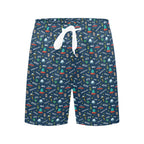 UFO's And Aliens Men's Mid-Length Beach Shorts Men's Mid-Length Beach Shorts Printed Offshore Sci Fi