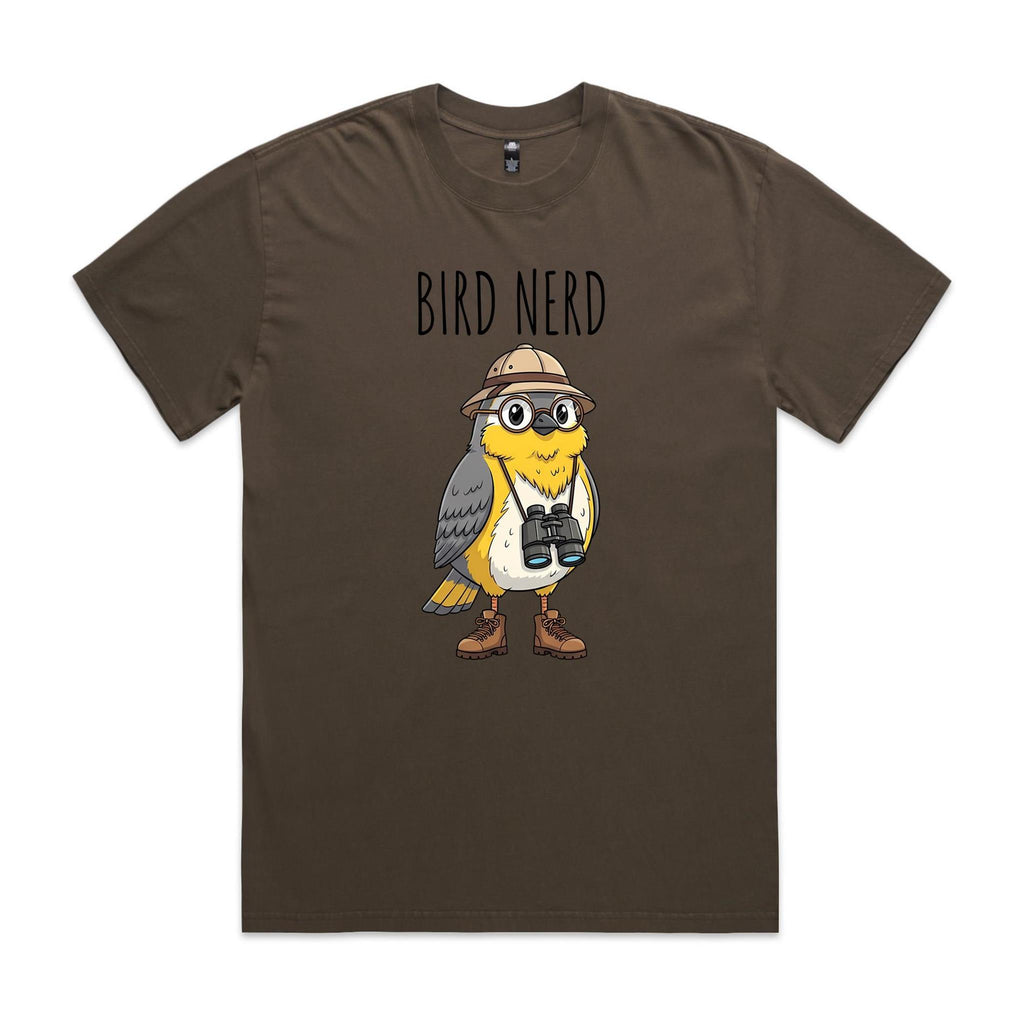 Bird Nerd - AS Colour Heavy Faded Tee